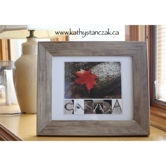8x10 CANADA Alphabet Art Photograph and Card - Picture 1 of 3